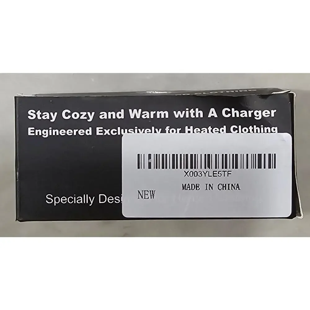 NEW Charger for Heated Clothing Jacket Vest Battery Power Adapter Sealed